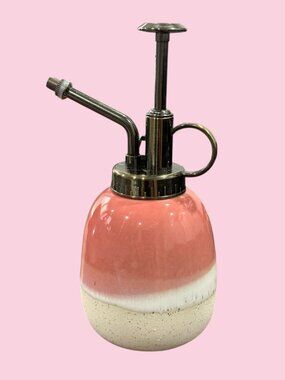 Good Little Garden Ceramic & Metal Plant Mister 2-Set - Pink Ombre - Indoor Gard